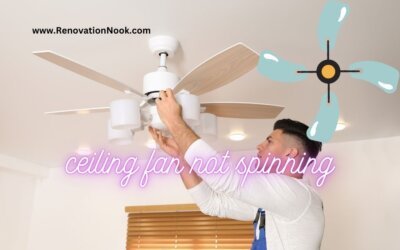 ceiling fan not spinning