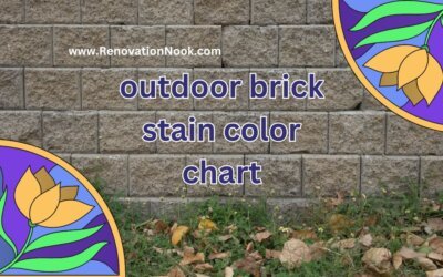 outdoor brick stain color chart