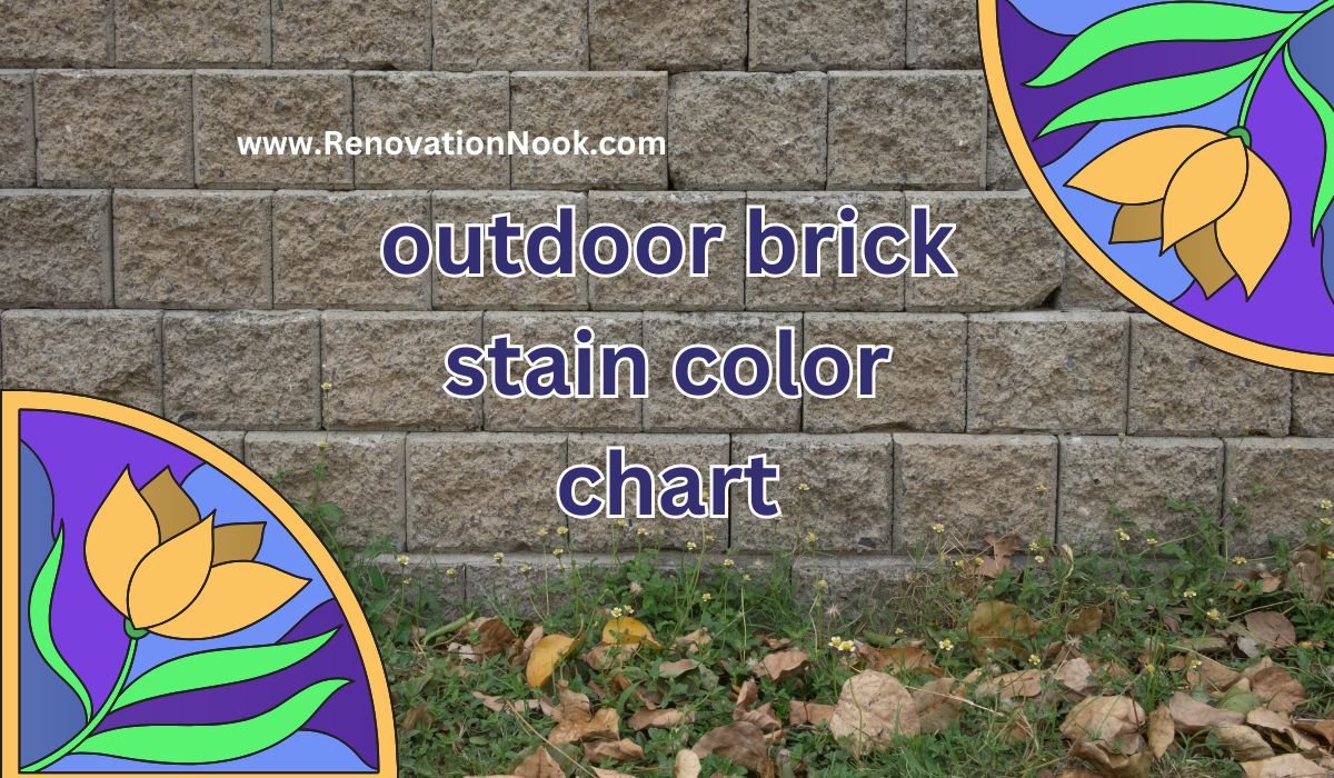 outdoor brick stain color chart