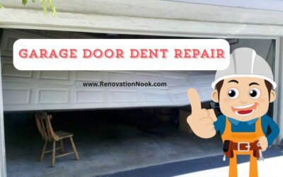 Garage door dent repair