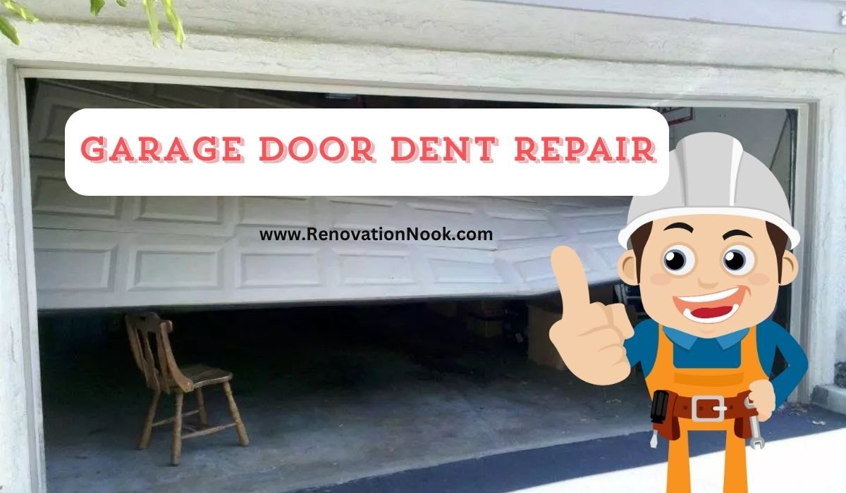 Garage door dent repair