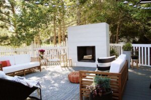 outdoor fireplace blueprints