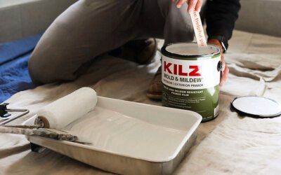 painting subfloor with killz