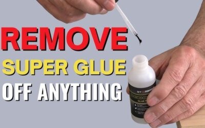 how to remove super glue from fabric without acetone