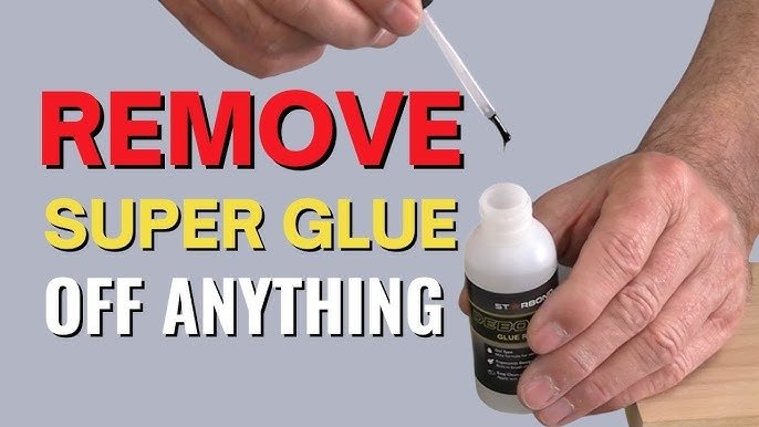 how to remove super glue from fabric without acetone