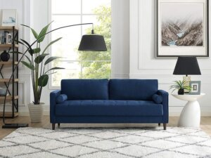 artina 65'' square arm loveseat