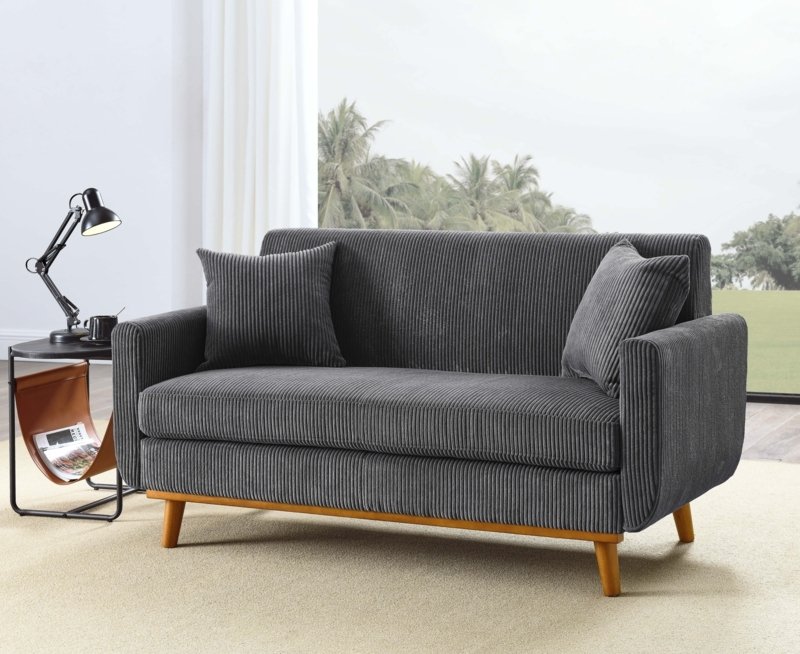 artina 65'' square arm loveseat