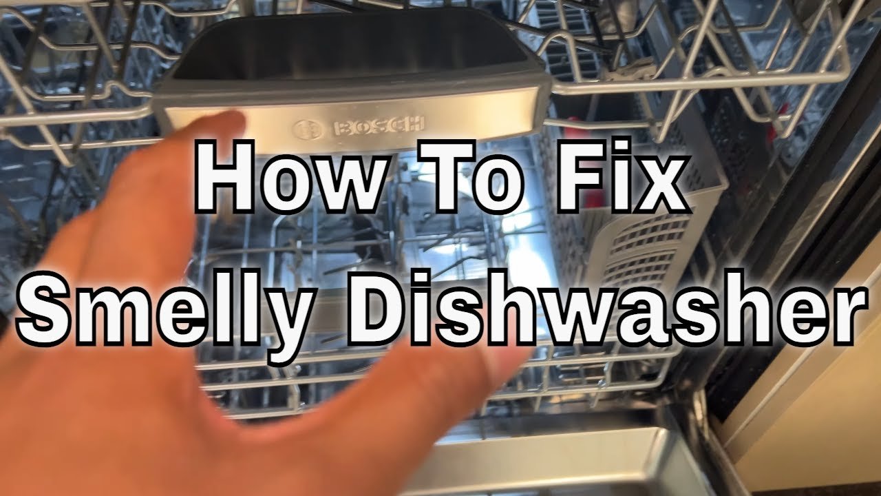 bosch dishwasher smells like burning plastic