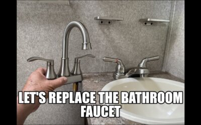 bathroom faucet doesn't work after dewinterizing rv