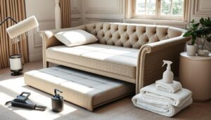 ferkin upholstered daybed with trundle