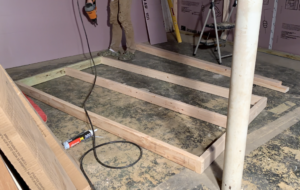basement wall framing diagram