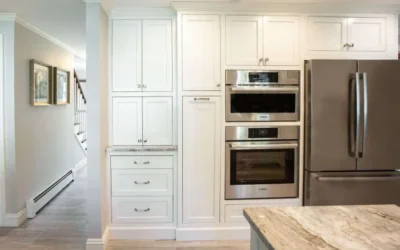 unfinished double oven cabinet