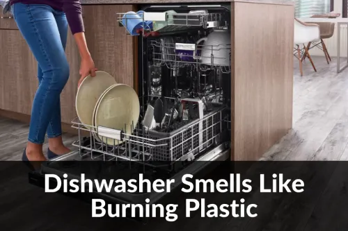 bosch dishwasher smells like burning plastic